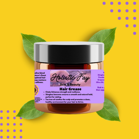 Hair Grease-Batana & Stingless Bee Honey Wax  4oz (Styling, Locking, Waves) 100% Wildcrafted Ingredients