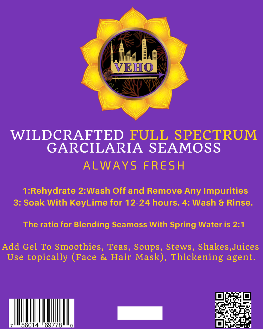 Full Spectrum Sea Moss (Garcialara) Honduras La Ceiba