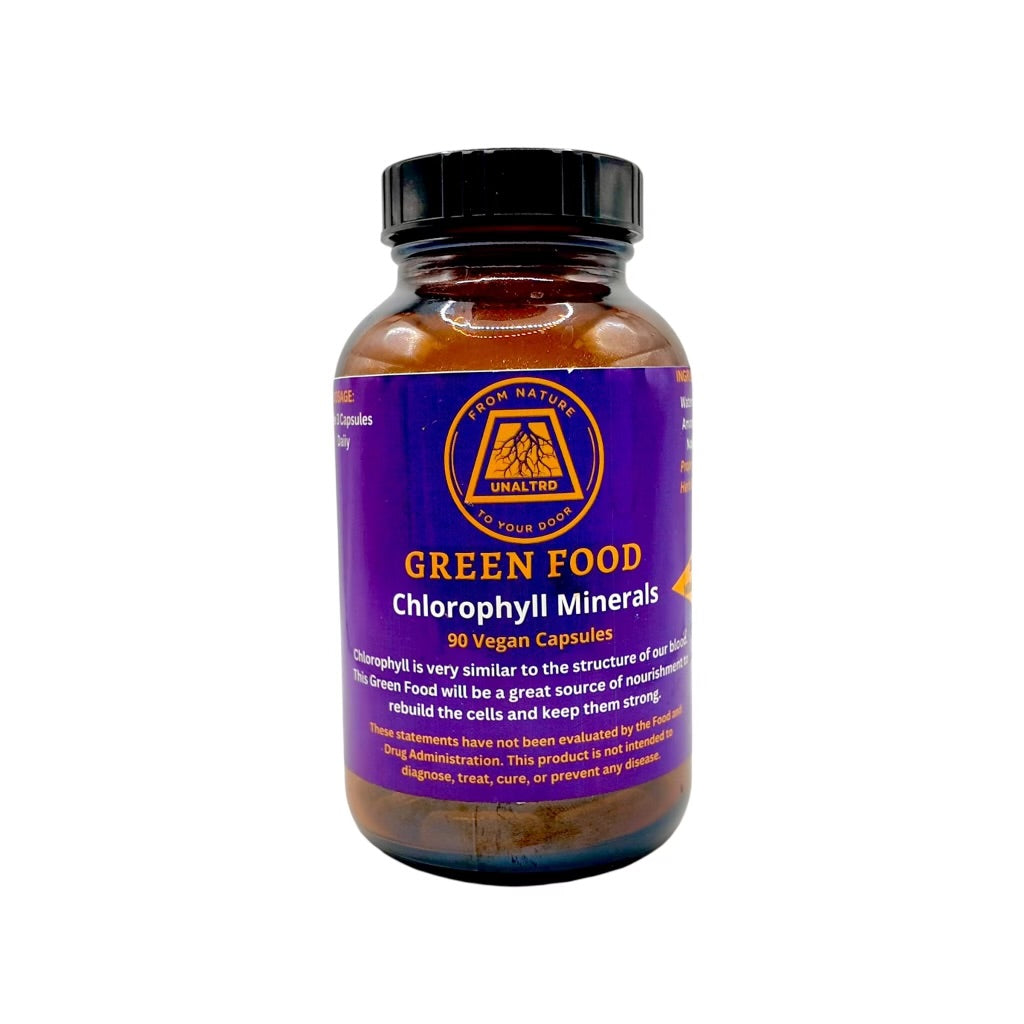 Green Food Alkaline Supplement  Natural Chlorophyll  100% Wildcrafted