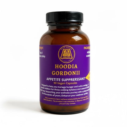 HOODIA GORDONII  (Capsules, Appetite Suppressant, Weight Loss Support) 100% Wildcrafted