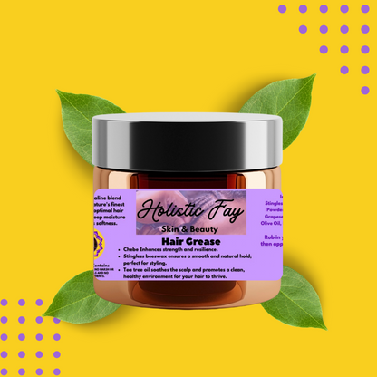 Batana & Stingless Bee Honey Wax Hair Grease (Styling, Locking, Waves) 100% Wildcrafted Ingredients