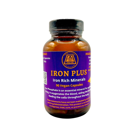 IRON PLUS CAPSULES Wildcrafted & ALL Natural