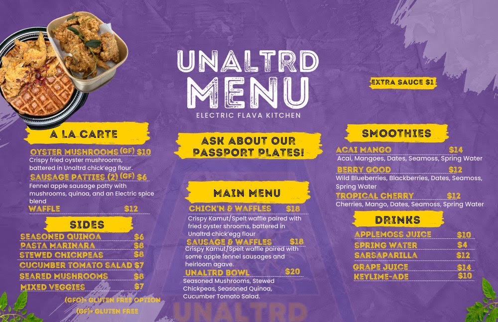 Uncleanded Menu Order Online