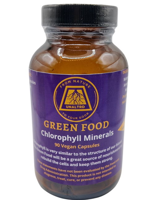 Green Food Alkaline Supplement  Natural Chlorophyll  100% Wildcrafted