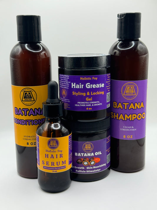 Batana Hair Care Bundle – Complete Nourishment for Strong, Healthy Hair