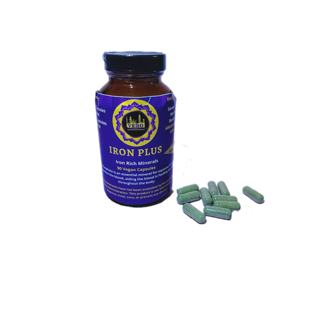 IRON PLUS CAPSULES Wildcrafted & ALL Natural – VEHO